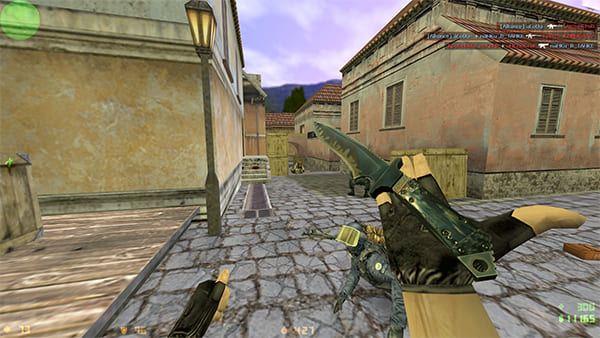 CS 1.6 ножевой бой — классический геймплей без модификаций