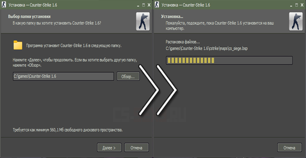 Counter-Strike 1.6 русская версия с лаунчером — превью