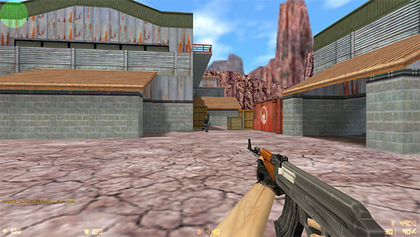 CS 1.6 AK-47 на карте Nuke — оригинальная версия игры